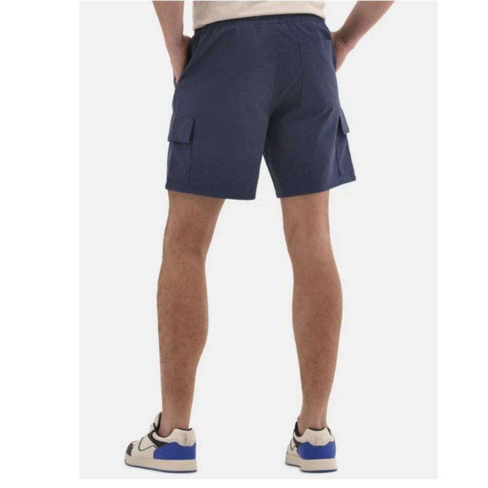 No Boundaries Men's & Big Men's Cotton Twill Cargo 7" Shorts GREY - Picture 2 of 4